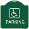 Signmission Parking Handicapped Symbol Heavy-Gauge Aluminum Architectural Sign, 18" x 18", G-1818-23477 A-DES-G-1818-23477 - alternate 1